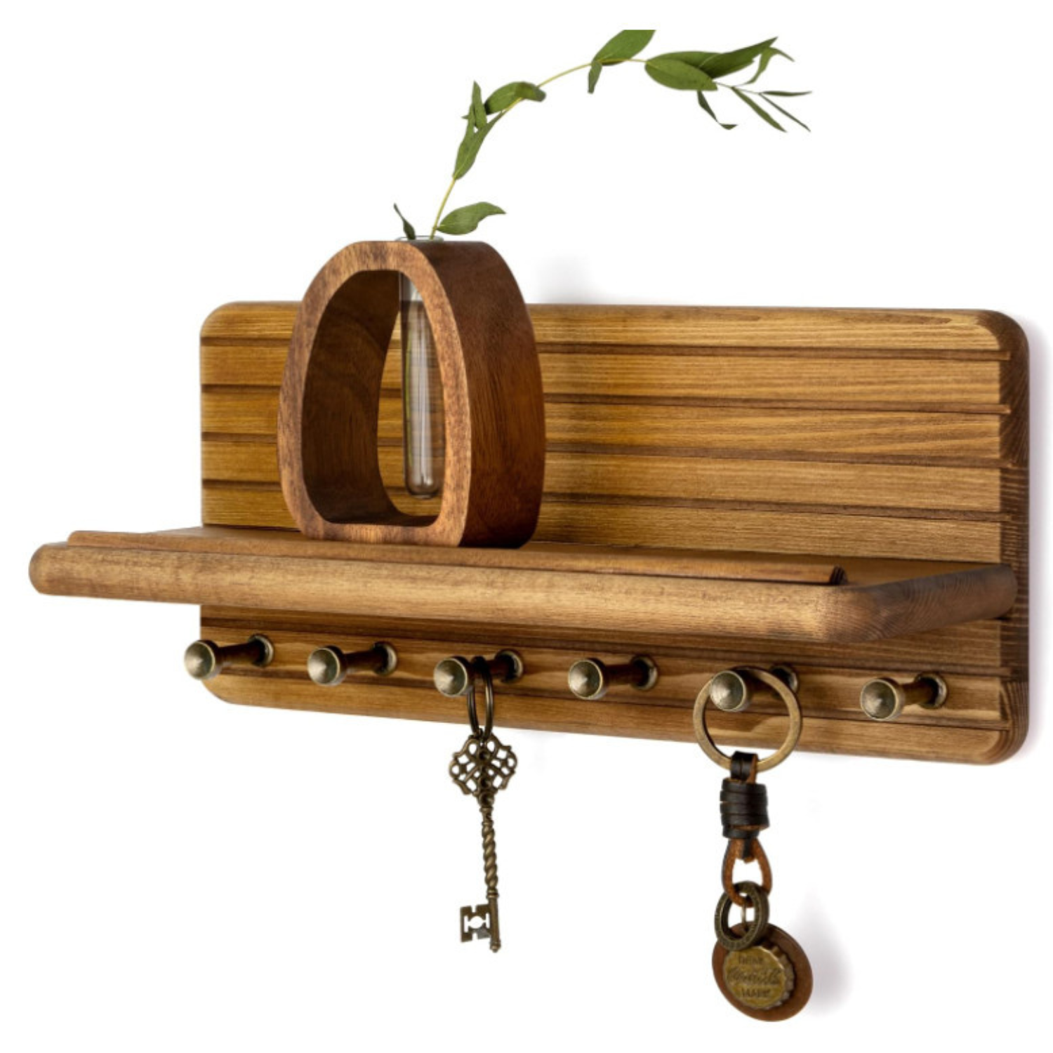 Wooden key organizer