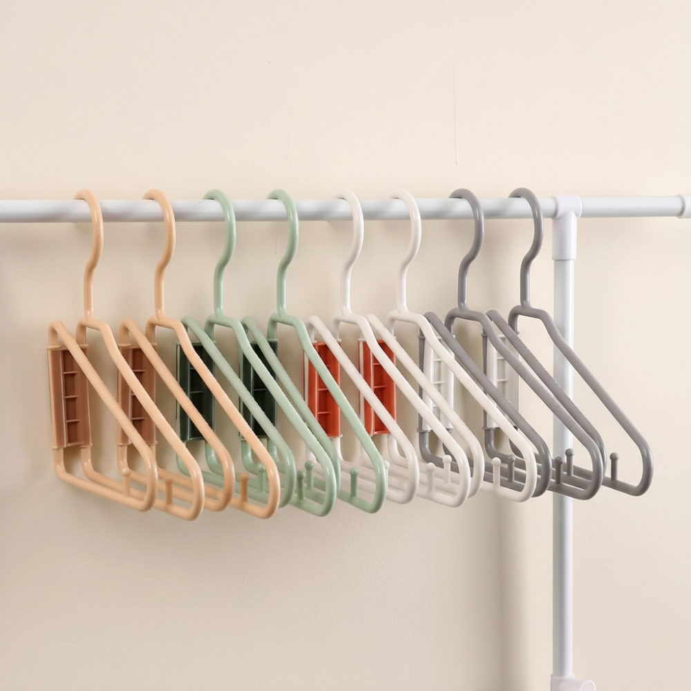 Foldable Coat Hanger - 5-Pack