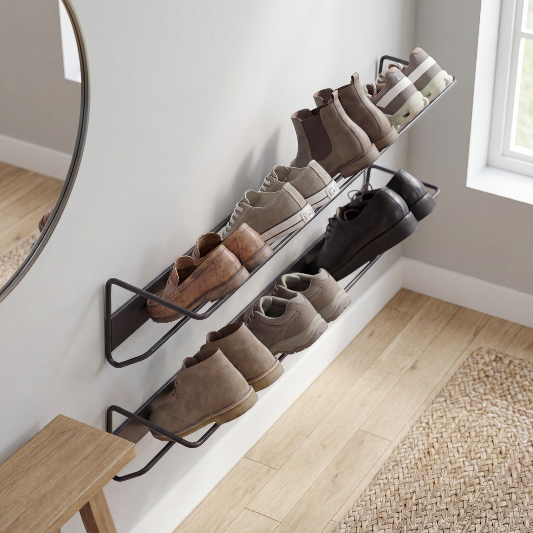 Aeska Rail™ - Shoe Rack 2-Pack