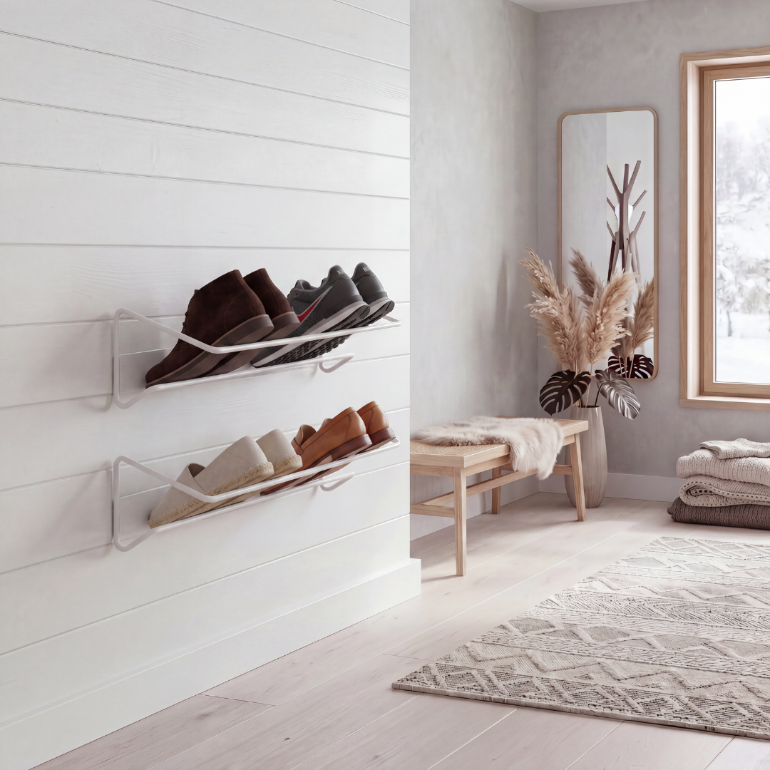 Aeska Rail™ - Shoe Rack 2-Pack