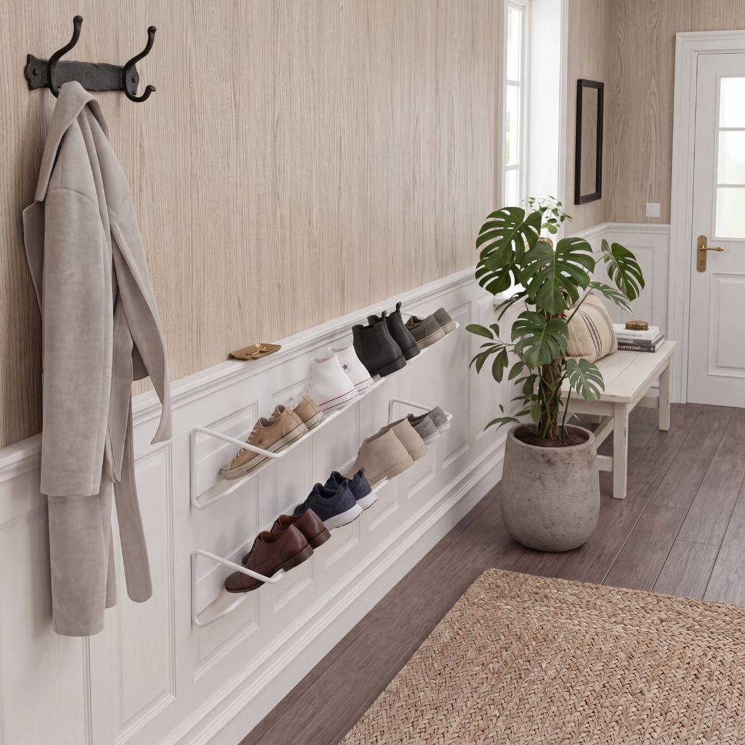 Aeska Rail™ - Shoe Rack 2-Pack
