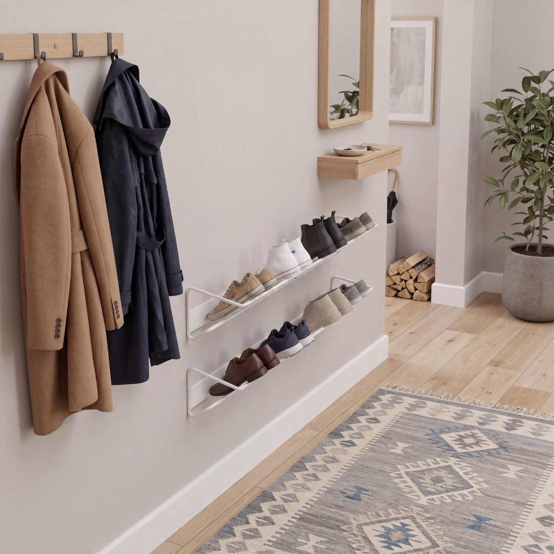 Aeska Rail™ - Shoe Rack 2-Pack